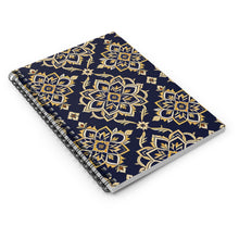 Load image into Gallery viewer, Vibrant Afghan Patterns: Unique Spiral Ruled Notebook Celebrating Afghan Culture