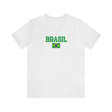 Load image into Gallery viewer, Brasil Flag T-shirt Top - Brazil Soccer Tee, Aesthetic Brazilian Clothes
