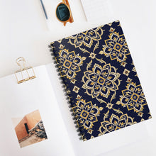 Load image into Gallery viewer, Vibrant Afghan Patterns: Unique Spiral Ruled Notebook Celebrating Afghan Culture