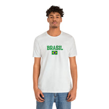 Load image into Gallery viewer, Brasil Flag T-shirt Top - Brazil Soccer Tee, Aesthetic Brazilian Clothes
