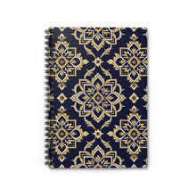 Load image into Gallery viewer, Vibrant Afghan Patterns: Unique Spiral Ruled Notebook Celebrating Afghan Culture