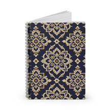 Load image into Gallery viewer, Vibrant Afghan Patterns: Unique Spiral Ruled Notebook Celebrating Afghan Culture