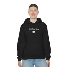 Load image into Gallery viewer, Albania Pride Hoodie - Cozy Double-Headed Eagle Sweatshirt, Patriotic Albanian Flag Colors, Unisex, Comfort Fit