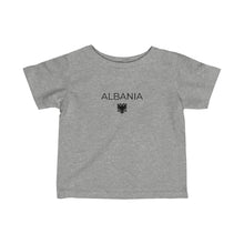 Load image into Gallery viewer, Albanian Eagle Infant Tee - Patriotic Baby Shirt, Albania Symbol, Soft Cotton, Newborn to Toddler Sizes, Cultural Heritage Wear