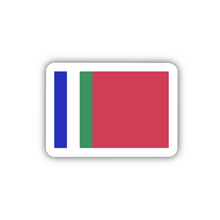 Load image into Gallery viewer, Republic of South Maluku (RSM) Flag, Clear Sticker
