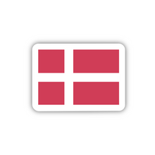 Load image into Gallery viewer, PRE-ORDER Denmark Flag, Clear Sticker