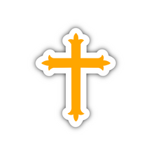 Load image into Gallery viewer, PRE-ORDER Cross 01, Clear Sticker, ~2”x1.5x