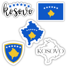 Load image into Gallery viewer, Kosovo Sticker Pack (5)