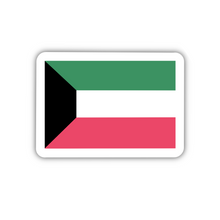 Load image into Gallery viewer, Kuwait Flag, Clear Sticker