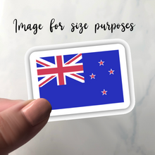 Load image into Gallery viewer, PRE-ORDER New Zealand Flag, Clear Sticker