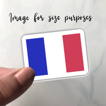 Load image into Gallery viewer, PRE-ORDER France Flag, Clear Sticker