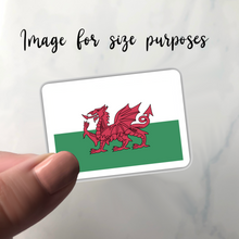 Load image into Gallery viewer, PRE-ORDER Wales Flag, Clear Sticker