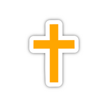 Load image into Gallery viewer, PRE-ORDER Cross 02, Clear Sticker, ~2”x1.5x