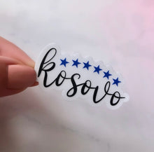 Load image into Gallery viewer, Kosovo Sticker,  2"x1.01"