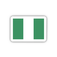 Load image into Gallery viewer, PRE-ORDER Nigeria Flag, Clear Sticker