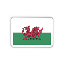 Load image into Gallery viewer, PRE-ORDER Wales Flag, Clear Sticker