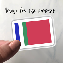 Load image into Gallery viewer, Republic of South Maluku (RSM) Flag, Clear Sticker