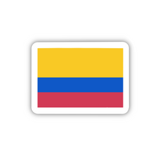 Load image into Gallery viewer, PRE-ORDER: Colombia Flag, Clear Sticker, ~2” length