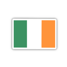 Load image into Gallery viewer, Ireland Flag, Clear Sticker,  2"x1.36"