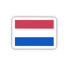 Load image into Gallery viewer, PRE-ORDER, Netherlands Flag, Clear sticker, ~2” length