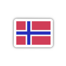 Load image into Gallery viewer, PRE-ORDER Norway Flag, Clear Sticker