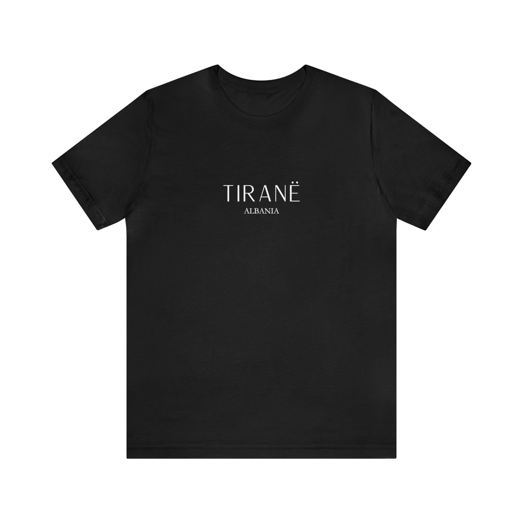 Tiranë Albania T-Shirt | Minimalist Design for Albanian Pride