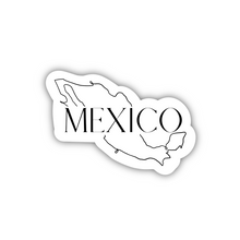 Load image into Gallery viewer, Outline of Mexico country shape – die-cut waterproof vinyl sticker
