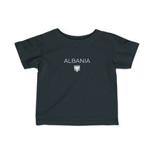 Load image into Gallery viewer, Albanian Eagle Infant Tee - Patriotic Baby Shirt, Albania Symbol, Soft Cotton, Newborn to Toddler Sizes, Cultural Heritage Wear
