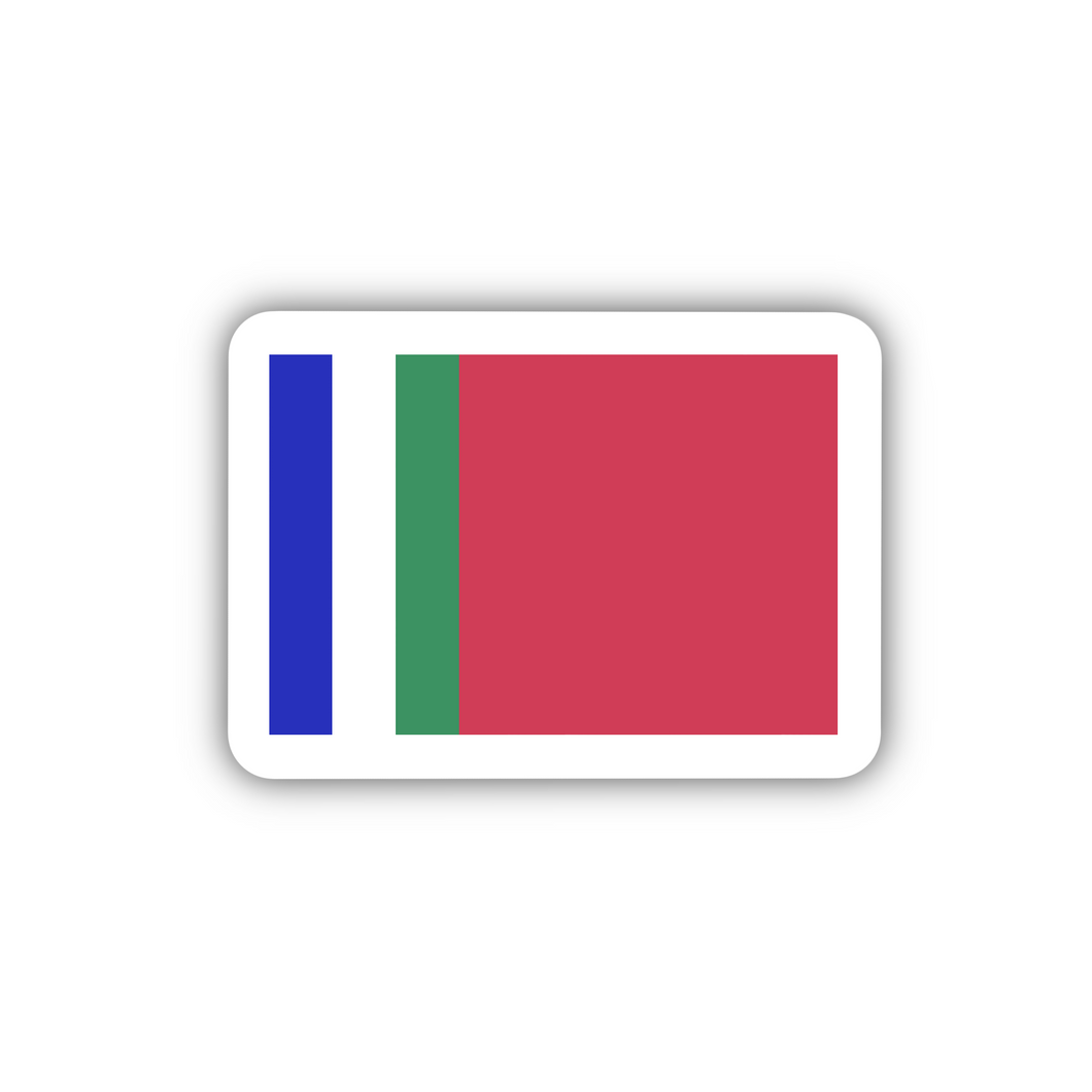 Republic of South Maluku (RSM) Flag, Clear Sticker