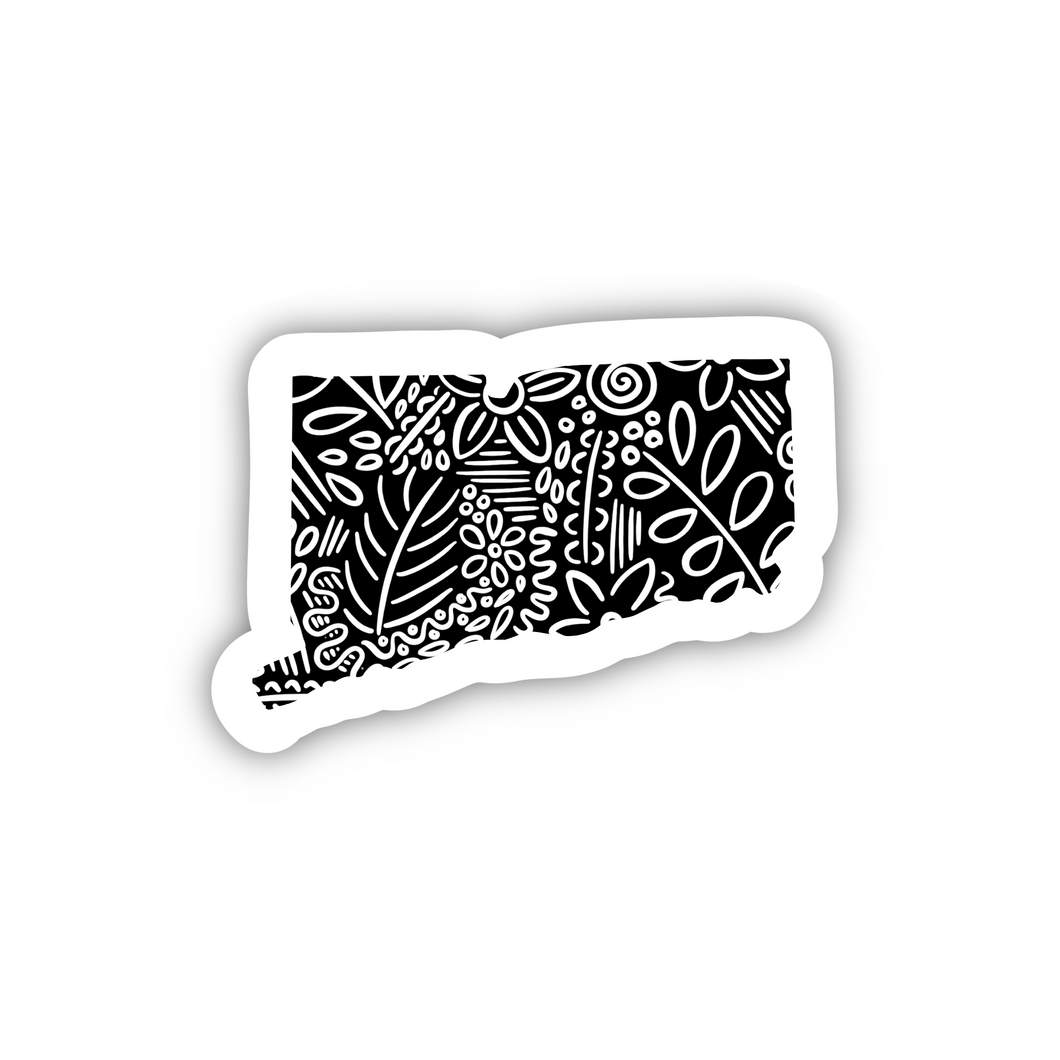 PRE-ORDER: Connecticut State Sticker, 2”