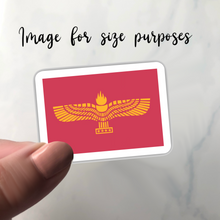 Load image into Gallery viewer, PRE-ORDER Aramean, Clear Sticker, ~2” length
