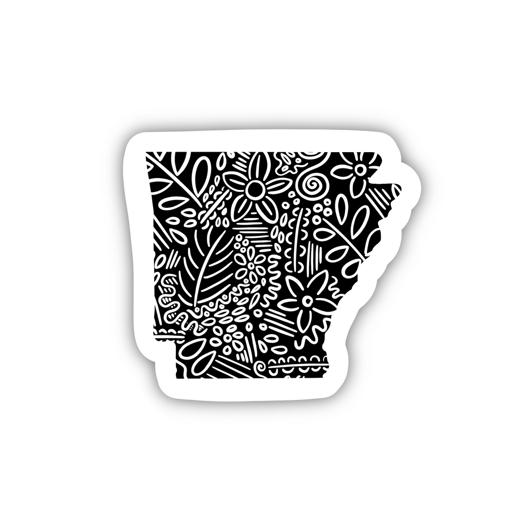 PRE-ORDER: Arkansas State Sticker, ~2”