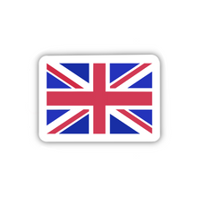 Load image into Gallery viewer, PRE-ORDER United Kingdom Flag, Clear Sticker, ~2” length
