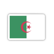 Load image into Gallery viewer, PRE-ORDER Algeria Flag, Clear Sticker
