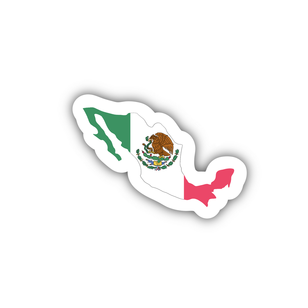 Mexico Country Sticker, 2” length