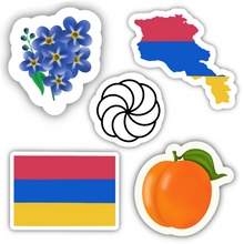 Load image into Gallery viewer, Armenia Sticker Pack (5)
