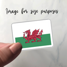 Load image into Gallery viewer, PRE-ORDER Wales Flag, Clear Sticker
