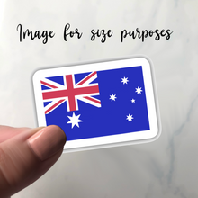 Load image into Gallery viewer, PRE-ORDER Australia Flag, Clear Sticker
