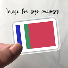 Load image into Gallery viewer, Republic of South Maluku (RSM) Flag, Clear Sticker
