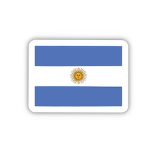 Load image into Gallery viewer, PRE-ORDER: Argentina Flag, Clear Sticker, ~2” length
