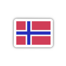 Load image into Gallery viewer, PRE-ORDER Norway Flag, Clear Sticker
